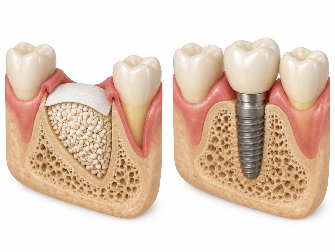 Bone graft illustration